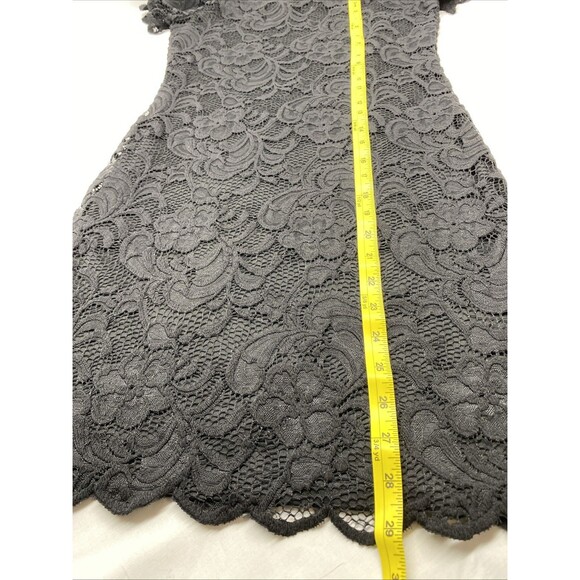 🖤 Midnight Lace Off-The-Shoulder Mini Dress - Picture 5 of 6